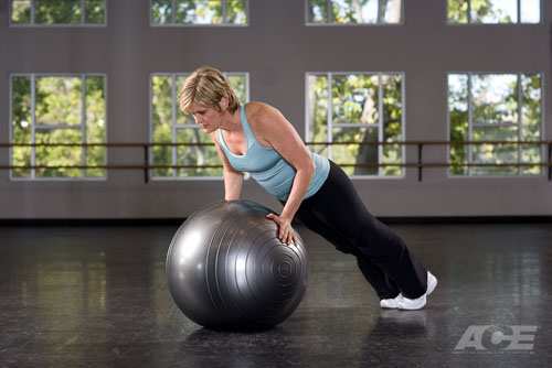 Stability Ball Push-Up